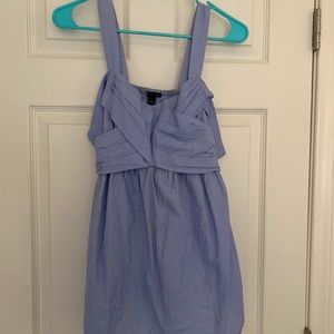 Blue off the shoulder top